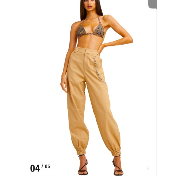 I.AM.GIA Pants - I. AM. G.I.A Famous Khaki Pants with Chain